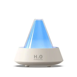 183-Rays Ultrasonic Aroma Humidifier – RGB Ambient Lighting & Nano Mist, Type-C Powered, 80ml Desktop Diffuser
