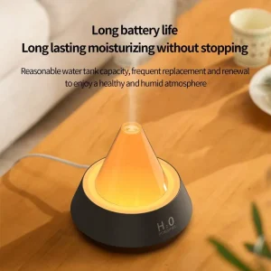 183-Rays Ultrasonic Aroma Humidifier – RGB Ambient Lighting & Nano Mist, Type-C Powered, 80ml Desktop Diffuser - 图片 3