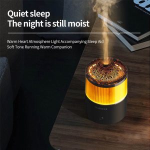 31-Volcano-Inspired Aroma Diffuser & Humidifier – Nano Mist with Atmospheric Lighting, Type-C Powered, 200ml - 图片 5