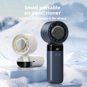 Crafted HX-F325 Handheld High-Speed Fan, 2000mAh Intelligent Digital Display Portable Cooler, Factory Custom Available - 图片 7