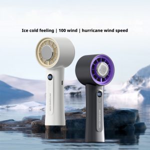 HX-F326 3000mAh 21700 Hurricane Speed Handheld Fan, 100-Level Adjustable Ice Compress Cooling Fan, OEM ODM Factory - 图片 7