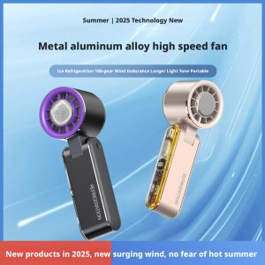 Wholesale HX-F358A High Performance Foldable Handheld Fan, 4000mAh Rechargeable Mini Cooler, China Manufacturer Bulk Supply - 图片 7