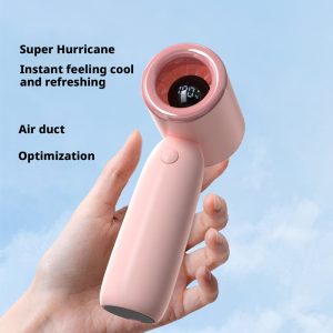 Factory Direct HX-F375 Handheld Fan, 2000mAh Rechargeable Portable Mini Fan, OEM ODM Custom Supported - 图片 4