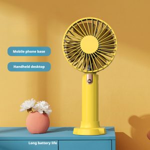 Model 931: 2-in-1 Handheld & Desktop Macaron Color Cooling Fan