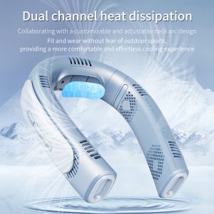 Professional TC05 Five-Core Cooling Neck Fan Factory, Custom 4000mAh Semiconductor Neck Cooler Supplier for Brands, Sellers & Wholesalers - 图片 4