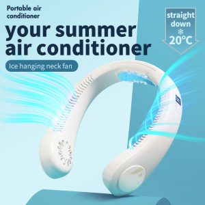 Professional J01 Semiconductor Cooling Neck Fan Factory, Custom Digital Display 3-Speed Neck Cooler Supplier for Brands, Sellers & Wholesalers