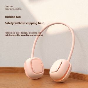 HX-952 Battery-Powered Cartoon Neck Fan Manufacturer, 2000mAh Portable Wearable Neck Cooler Factory for Global B2B Clients - 图片 5