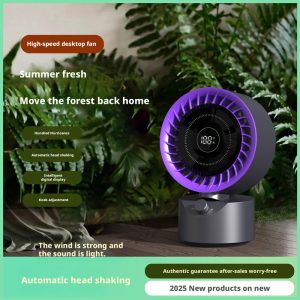Professional HX-F309 Natural Wind Desk Fan Factory, Custom 18650 Battery Operated Table Fan Supplier for Brands, Sellers & Wholesalers - 图片 3