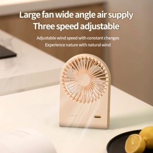 125 Wide-Angle Airflow Rechargeable Fan, 1200mAh Portable Desktop Cooler Manufacturer - 图片 10