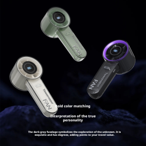 Wholesale HX-F320 Transparent Handheld Cooling Fan, 2000mAh Rechargeable Mini Turbo Fan, China Manufacturer Bulk Supply - 图片 5