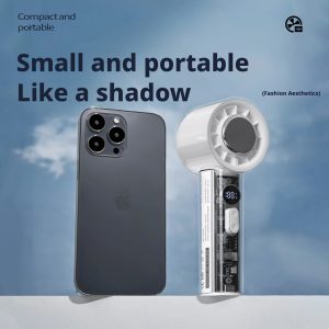 HX-F331C 3000mAh 3-Phase Motor Handheld Turbo Fan, Refrigeration Tech High Speed "Small Wind Cannon" Cooler, OEM ODM Factory - 图片 3