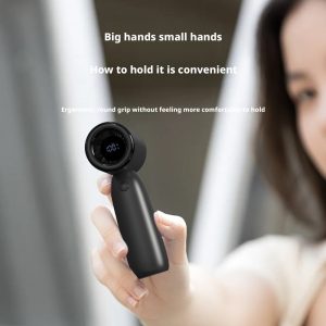 Factory Direct HX-F375 Handheld Fan, 2000mAh Rechargeable Portable Mini Fan, OEM ODM Custom Supported - 图片 3