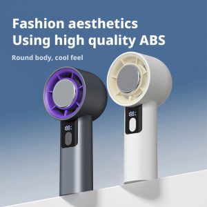 Hot Sale HX-F130B Portable Air Conditioner Fan, 3000mAh Rechargeable Cooling Handheld Fan for Home Office Travel, Factory Supply - 图片 3