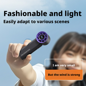 Factory Direct HX-F377 Handheld High Speed Turbo Fan, 2000mAh Rechargeable Portable Mini Fan, OEM ODM Custom Supported - 图片 3