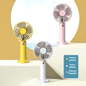 Model 931: 2-in-1 Handheld & Desktop Macaron Color Cooling Fan - 图片 2