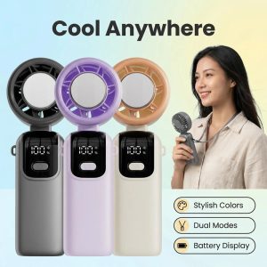 High-Quality S17 Foldable Cooling Handheld Fan Manufacturer, OEM/ODM Portable Cooler Factory for All Business Partners - 图片 3
