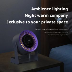 HX-F366B Turbo Desktop Air Circulator, 4000mAh Rechargeable Portable Fan Manufacturer - 图片 5