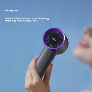 Wholesale HX-F360 High Speed Handheld Cooling Fan, 2000mAh Rechargeable Mini Turbo Fan, China Manufacturer Bulk Supply - 图片 3