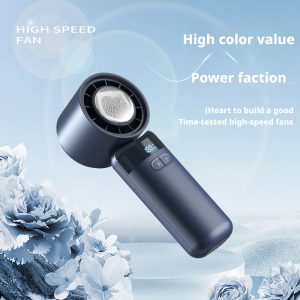 Crafted HX-F325 Handheld High-Speed Fan, 2000mAh Intelligent Digital Display Portable Cooler, Factory Custom Available - 图片 5