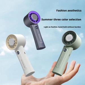 HX-F326 3000mAh 21700 Hurricane Speed Handheld Fan, 100-Level Adjustable Ice Compress Cooling Fan, OEM ODM Factory - 图片 5
