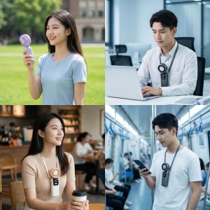 High-Quality S17 Foldable Cooling Handheld Fan Manufacturer, OEM/ODM Portable Cooler Factory for All Business Partners - 图片 4