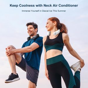 Y26 Semiconductor Neck Fan Manufacturer, 4000mAh Portable Neck Air Conditioner Factory for Global B2B Clients - 图片 3