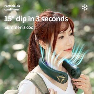 Professional J01 Semiconductor Cooling Neck Fan Factory, Custom Digital Display 3-Speed Neck Cooler Supplier for Brands, Sellers & Wholesalers - 图片 3