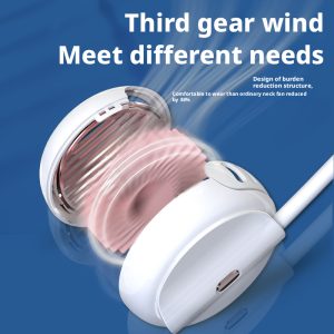 High-Quality HX-923 Neck-Worn Portable Fan Manufacturer, OEM/ODM 225g Lightweight Neck Fan Factory for All Business Partners - 图片 4