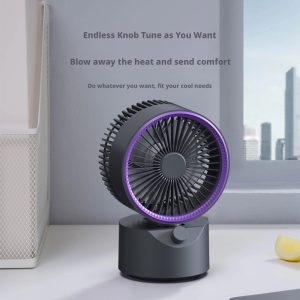 Professional HX-F311 360° Rotating Desk Fan Factory, Custom 18650 Battery Operated Table Fan Supplier for Brands, Sellers & Wholesalers - 图片 7