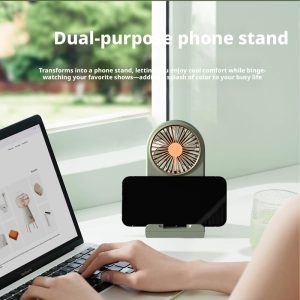 147 Foldable Desktop Fan Manufacturer, 2500mAh Rechargeable Portable Cooler - 图片 3