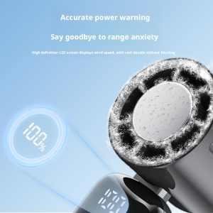 Custom S19 Foldable Turbo Handheld Fan ODM Manufacturer, Private Label 3600mAh Portable Cooler for Global Brands - 图片 5