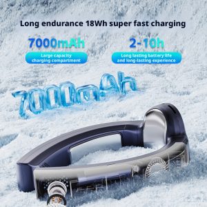 Professional LY02 3-Cooling Zone Neck Fan Factory, Custom 6000mAh Semiconductor Neck Cooler Supplier for Brands, Sellers & Wholesalers - 图片 4