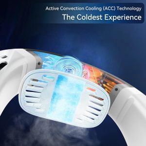 Y26 Semiconductor Neck Fan Manufacturer, 4000mAh Portable Neck Air Conditioner Factory for Global B2B Clients - 图片 4