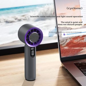 HX-F362 Portable Handheld Fan with LED Screen, 3000mAh Rechargeable Mini Cooling Fan, OEM ODM Factory - 图片 5