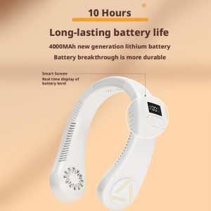 Professional J02 3-Speed Bladeless Neck Fan Factory, Custom 7.5m/s High Wind Neck Cooler Supplier for Brands, Sellers & Wholesalers - 图片 4