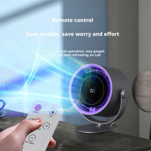 HX-F319 Hurricane Turbo Clip-on Fan, 1800mAh Rechargeable Desktop Air Circulator Manufacturer - 图片 4