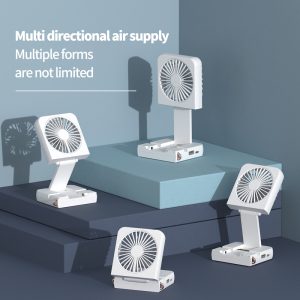 146 2500mAh Polymer Battery Fan, 3-Speed Adjustable Foldable Desk Fan - 图片 4