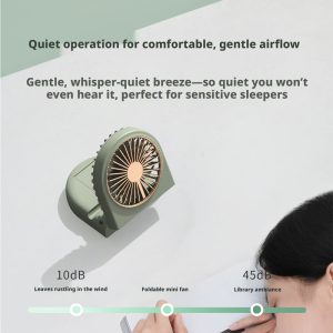 147 Foldable Desktop Fan Manufacturer, 2500mAh Rechargeable Portable Cooler - 图片 4