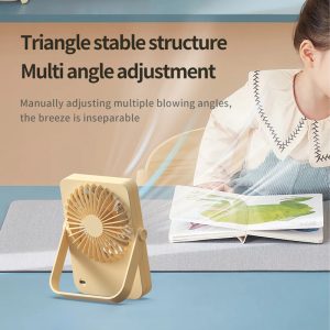 180 Ultra-Thin Desktop Fan Manufacturer, 1200mAh Rechargeable Portable Cooler - 图片 4