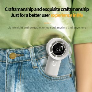 HX-130 Portable Desktop Handheld Fan with Stand, 3000mAh Long Lasting Personal Cooler for Office & Home, Multiple Colors, Factory Supply - 图片 5