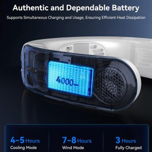 Y26 Semiconductor Neck Fan Manufacturer, 4000mAh Portable Neck Air Conditioner Factory for Global B2B Clients - 图片 5