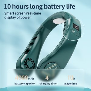 Professional J01 Semiconductor Cooling Neck Fan Factory, Custom Digital Display 3-Speed Neck Cooler Supplier for Brands, Sellers & Wholesalers - 图片 5