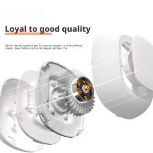 HX-952 Battery-Powered Cartoon Neck Fan Manufacturer, 2000mAh Portable Wearable Neck Cooler Factory for Global B2B Clients - 图片 8