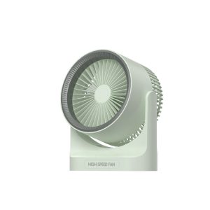 HX-F316 Portable Rechargeable Table Fan with LED Light, 2000mAh Desktop Cooling Fan - 图片 4