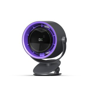 HX-F319 Hurricane Turbo Clip-on Fan, 1800mAh Rechargeable Desktop Air Circulator Manufacturer - 图片 5