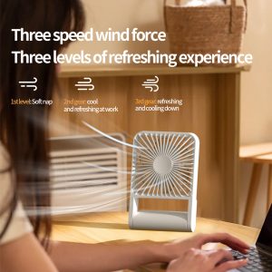 123 3-in-1 Rechargeable Ultra-Thin Fan, 1200mAh Portable Desktop/Hanging/Clip Cooler Manufacturer - 图片 5