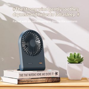 125 Wide-Angle Airflow Rechargeable Fan, 1200mAh Portable Desktop Cooler Manufacturer - 图片 5