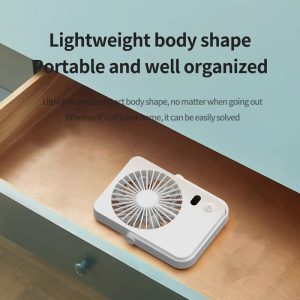 180 Ultra-Thin Desktop Fan Manufacturer, 1200mAh Rechargeable Portable Cooler - 图片 5