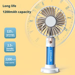 Model 931: 2-in-1 Handheld & Desktop Macaron Color Cooling Fan - 图片 6