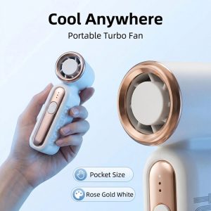 Reliable S18 Turbo Mini Fan Manufacturer, 3600mAh Portable Cooler Factory for Importers, Retailers & Project Buyers - 图片 6